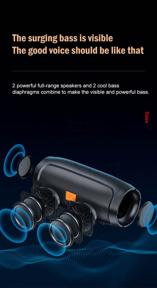 Wireless Double Horn Stereo Hifi Bluetooth speaker