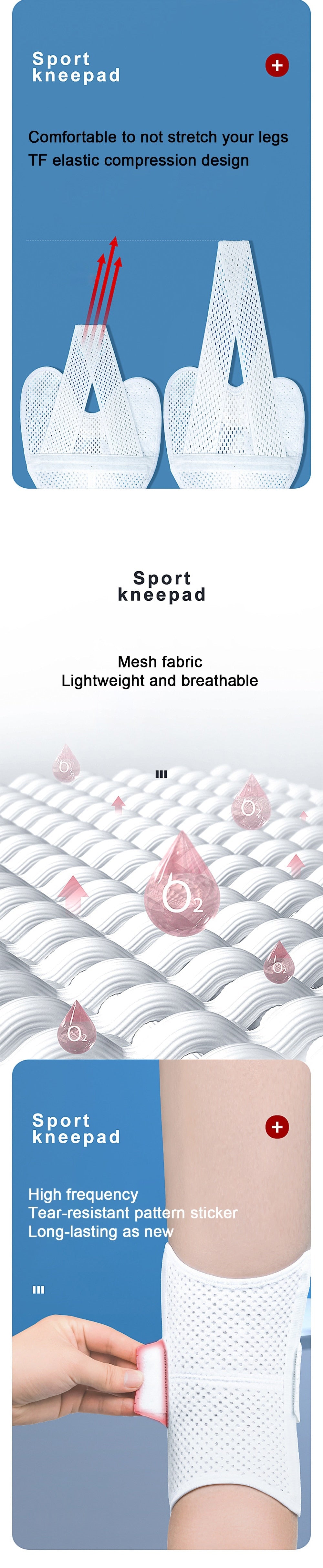 Double Strap Elastic Compression Knee Brace