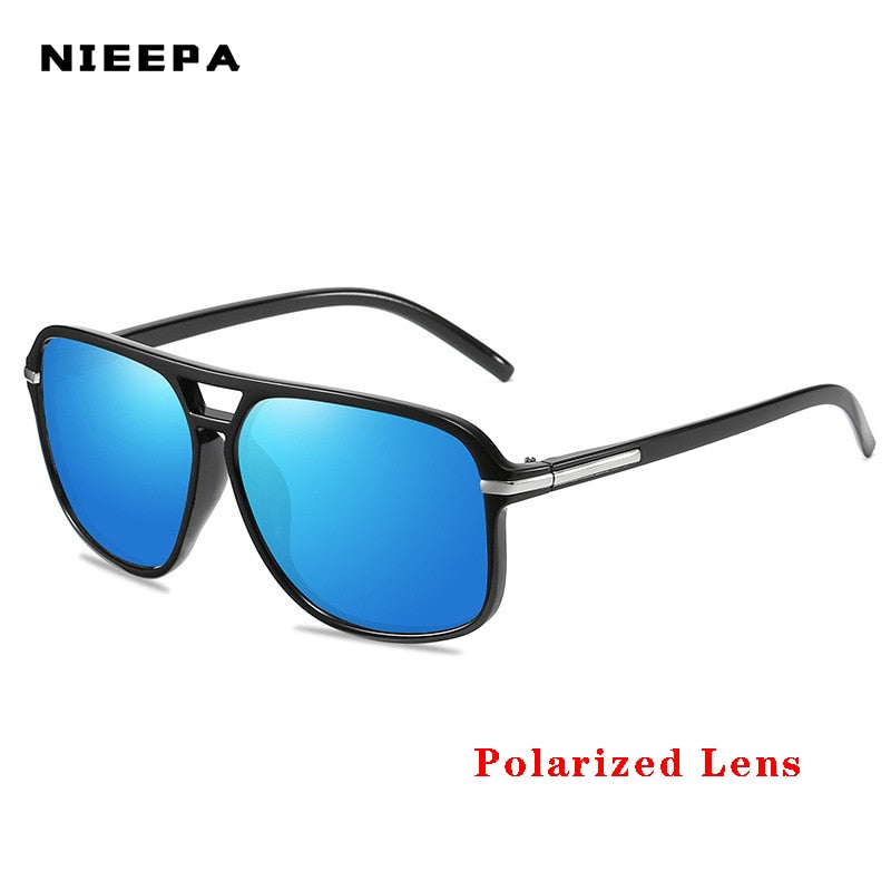 Vintage Squared Polarized Sunglasses