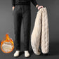Unisex Waterproof Thick Warm Fleece Pants