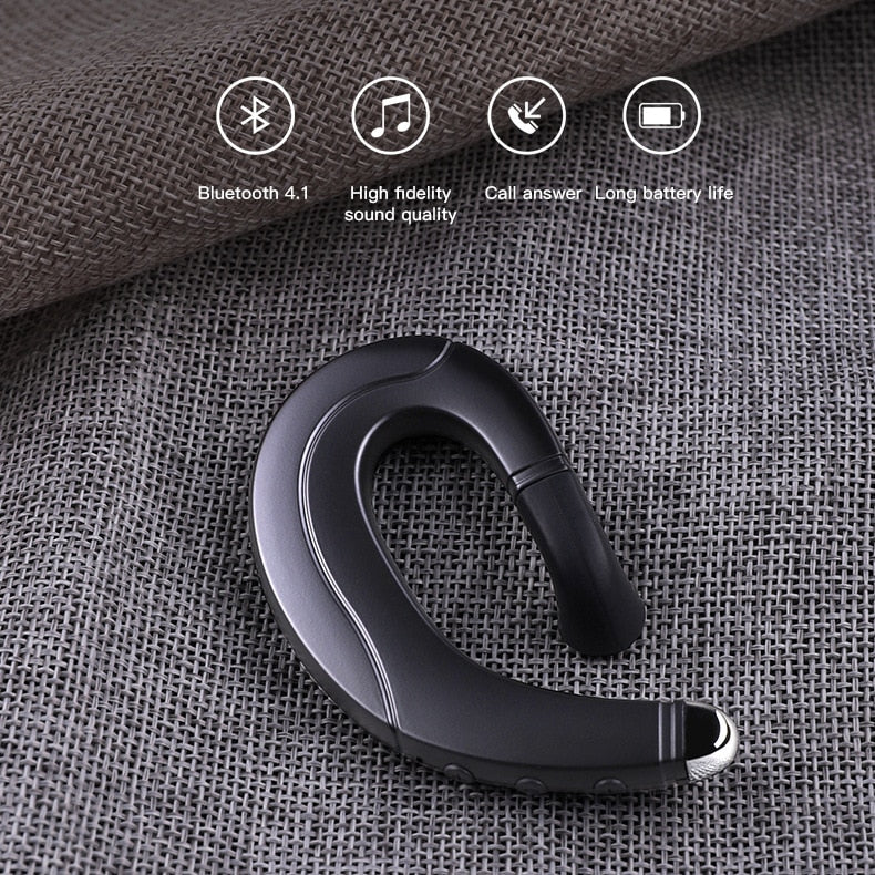 TWS Bluetooth Ear-hook Headset with Bone-Conduction