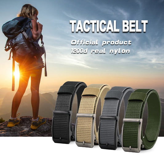 Automatic Buckle 1200D Canvas Cowboy Belt