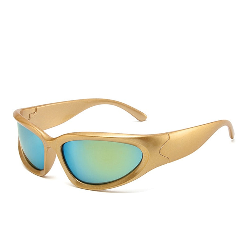 Large Frame Mirror Unisex Designer Sunglasses