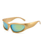 Large Frame Mirror Unisex Designer Sunglasses
