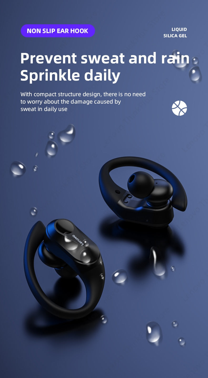 Lenovo™ LP75 TWS Hifi Stereo Bluetooth Sports Earphones