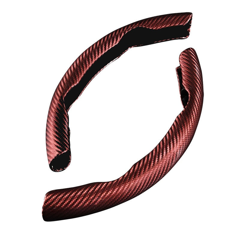 Carbon Fiber Universal Non-Slip Steering Wheel Cover