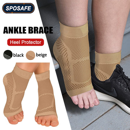 4D Knitted Ankle Compression Sleeve