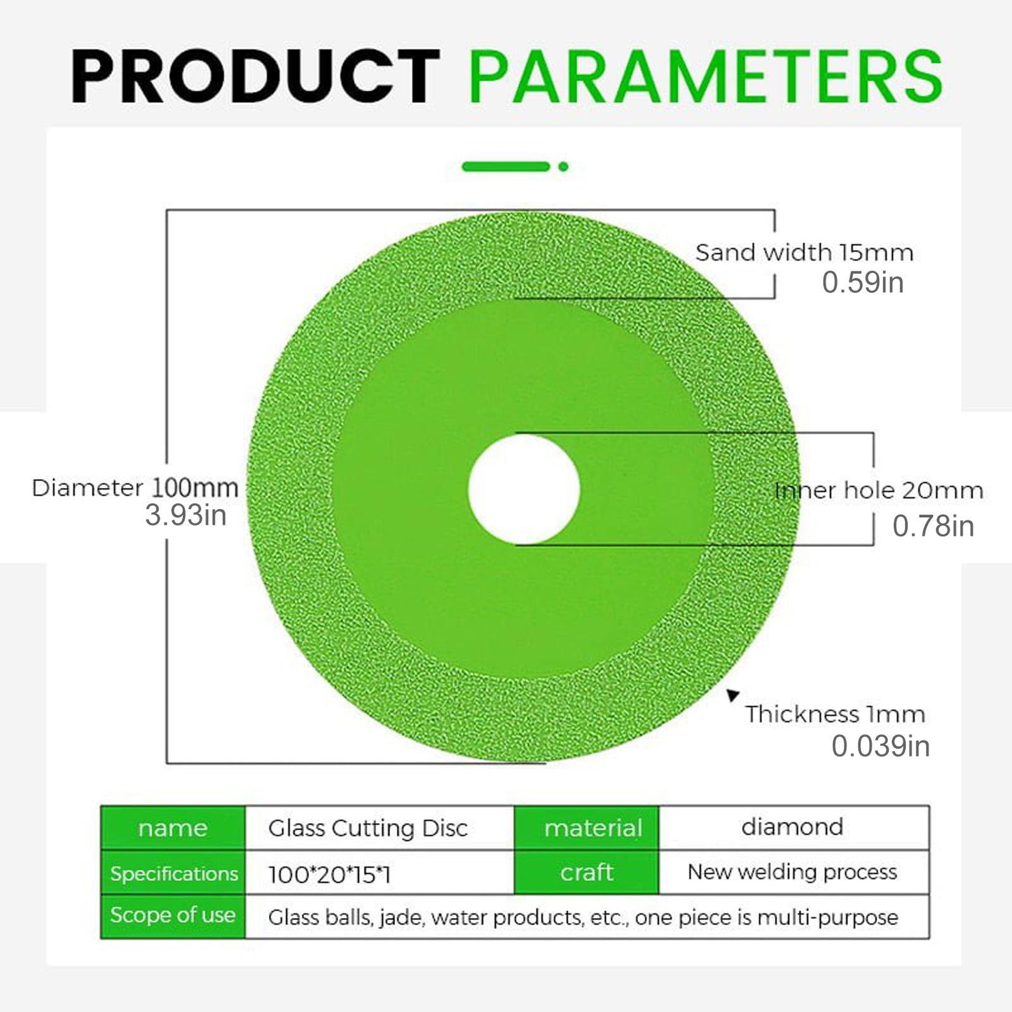 Diamond Marble Glass Cutting Disc