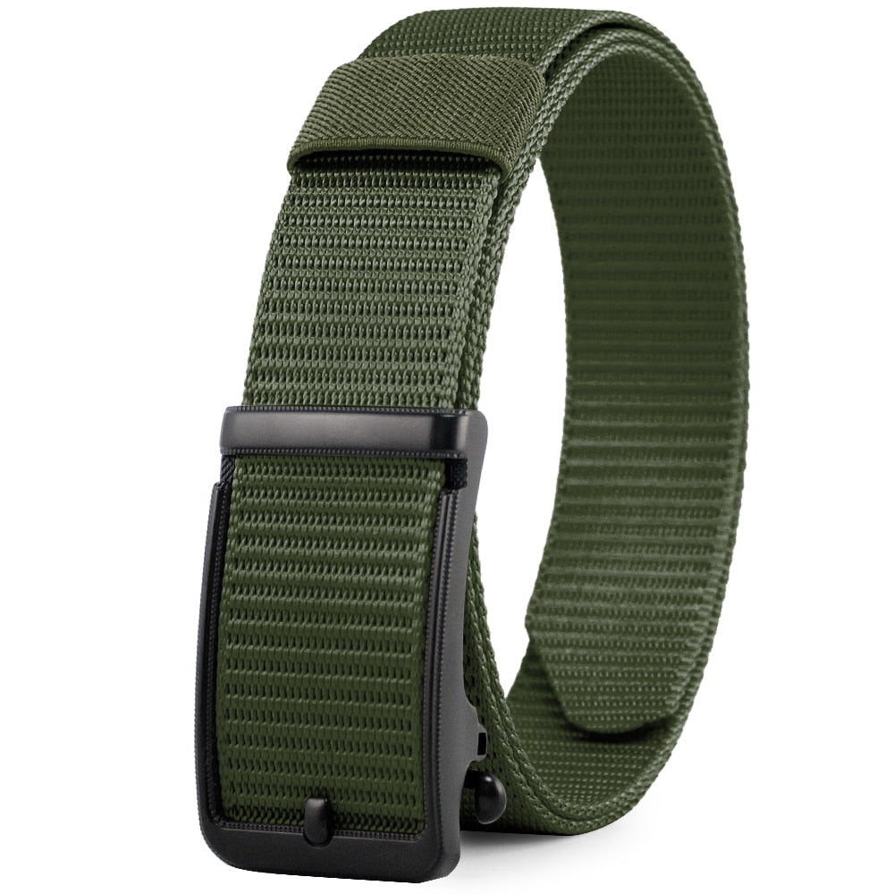 Automatic Buckle 1200D Canvas Cowboy Belt