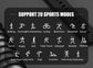 Military HD LCD Bluetooth Android / IOS Smart Watch