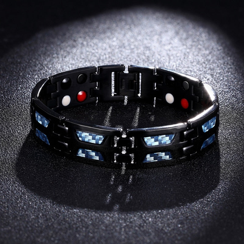 Titanium 4 In 1  Magnetic Energy Health Bracelet