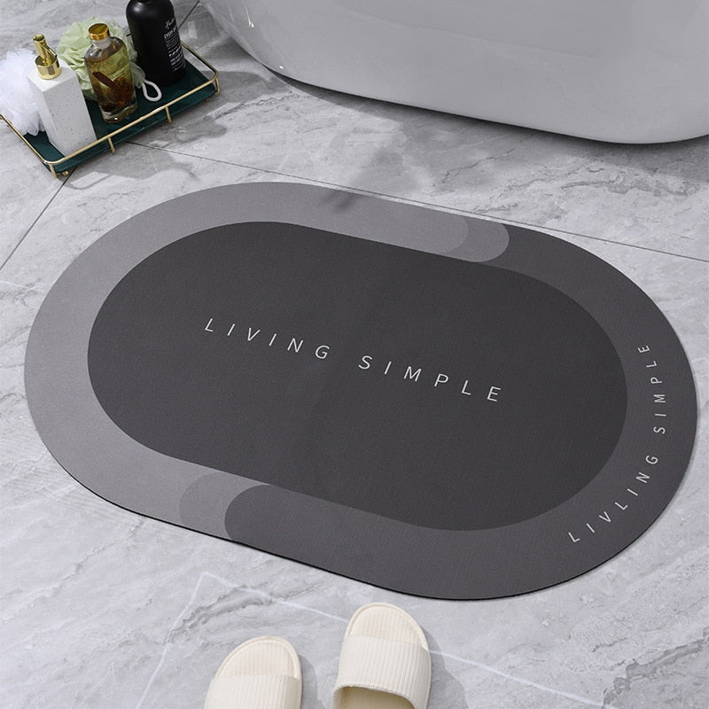 Super Absorbent Stylish Quick Drying Bathroom Rug