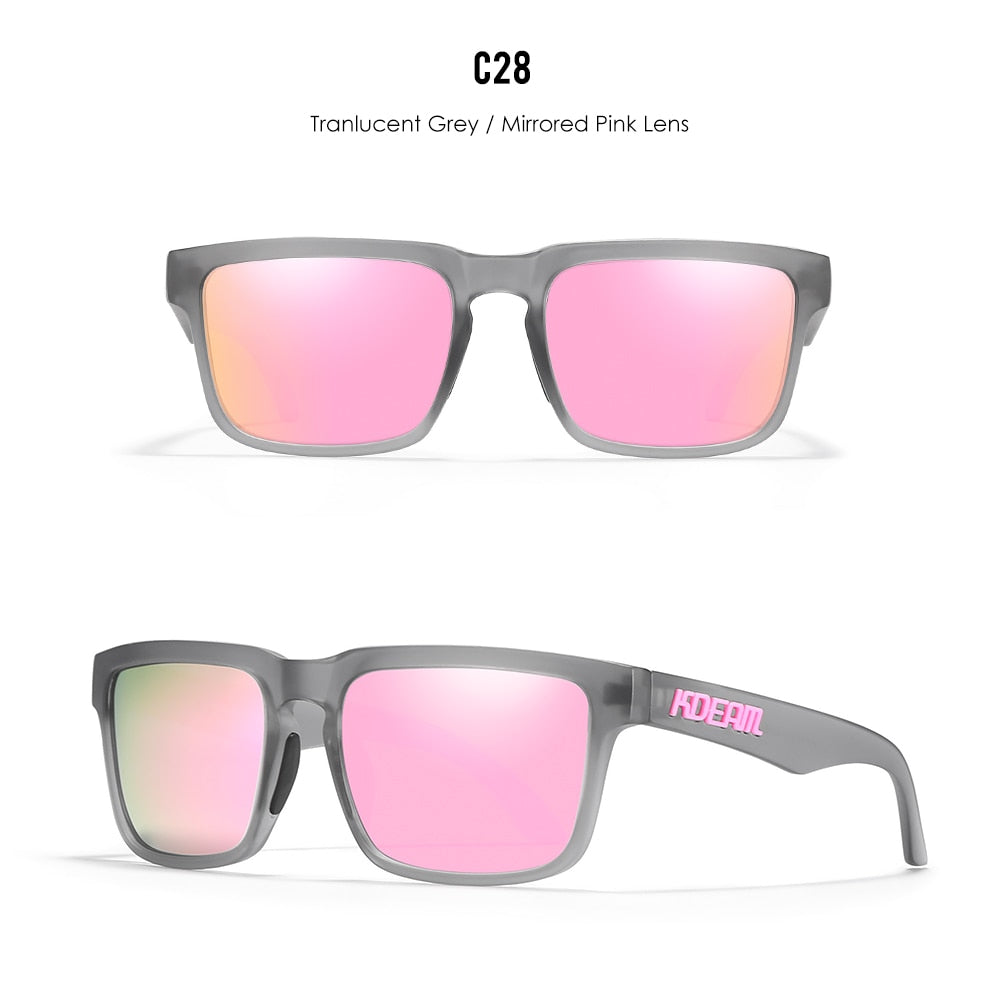 KDEAM Ultra-Stylish Square Polarized Sunglasses