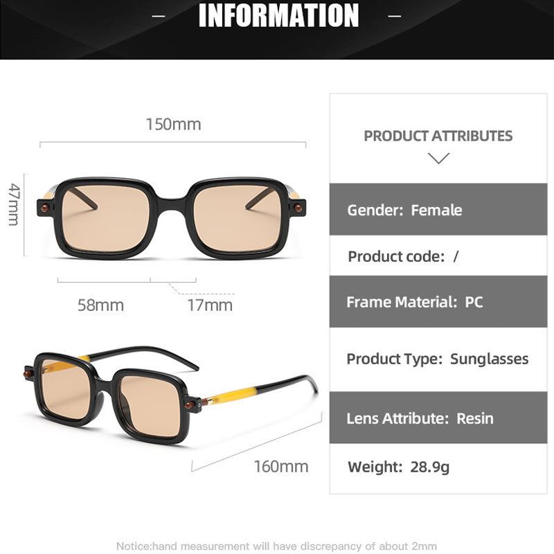 Vintage Clear Lens UV400 Steam Punk Sunglasses