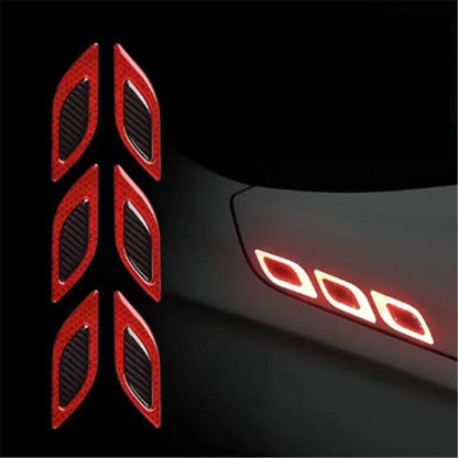 Car Anti-Collision Reflective Warning 3D Stickers (6pcs)