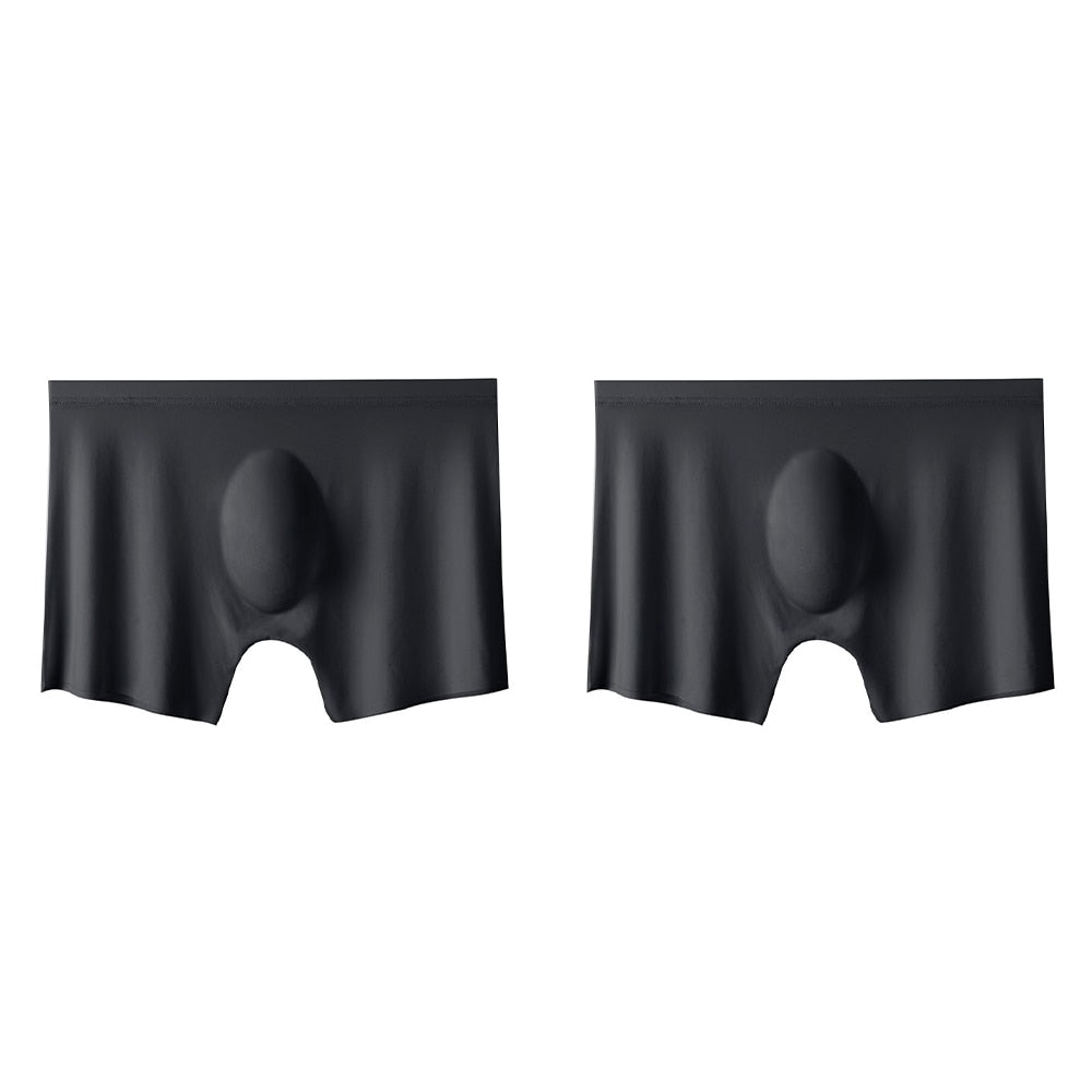 Men's Ice Silk Ultra-thin Breathable Boxers (2 Pcs)