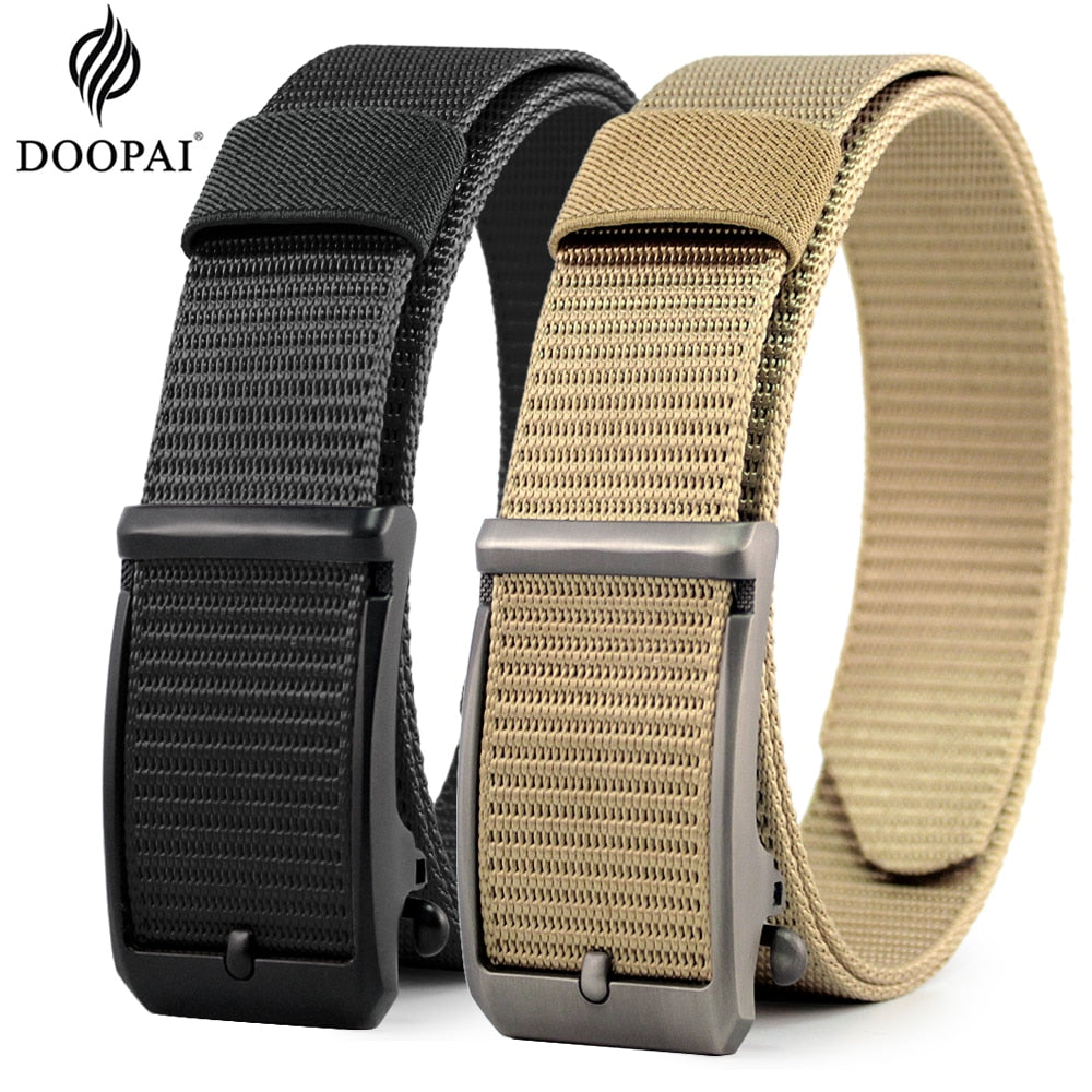 Automatic Buckle 1200D Canvas Cowboy Belt