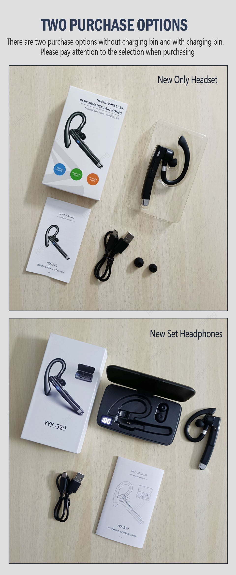 Bluetooth Business Headphones With Extended Microphone