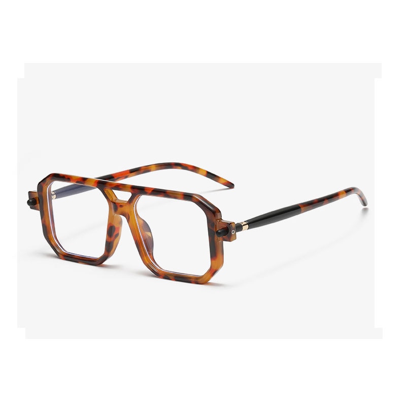 Vintage Clear Lens UV400 Steam Punk Sunglasses