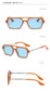 Retro Double Bridges Gradient Sunglasses