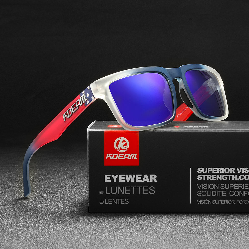 KDEAM Ultra-Stylish Square Polarized Sunglasses