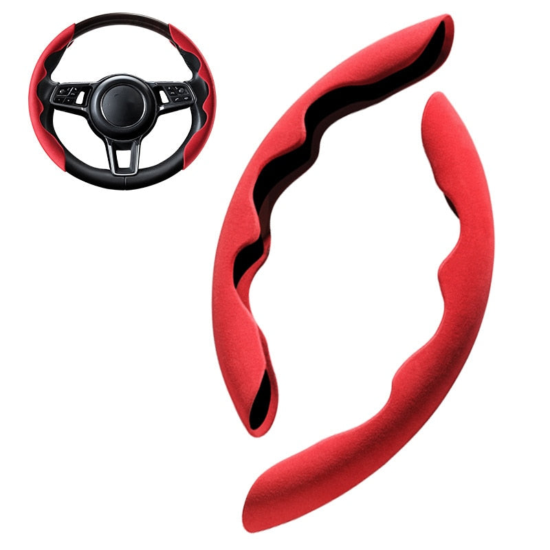 Carbon Fiber Universal Non-Slip Steering Wheel Cover