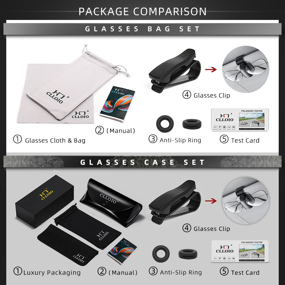 CLLOIO™ Polarized/Photochromic Anti-Glare Sunglasses