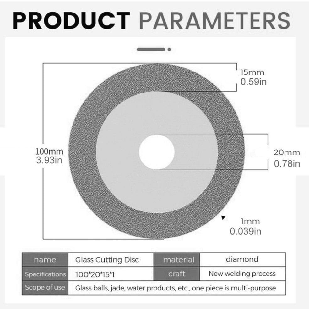 Diamond Marble Glass Cutting Disc