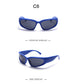 Large Frame Mirror Unisex Designer Sunglasses