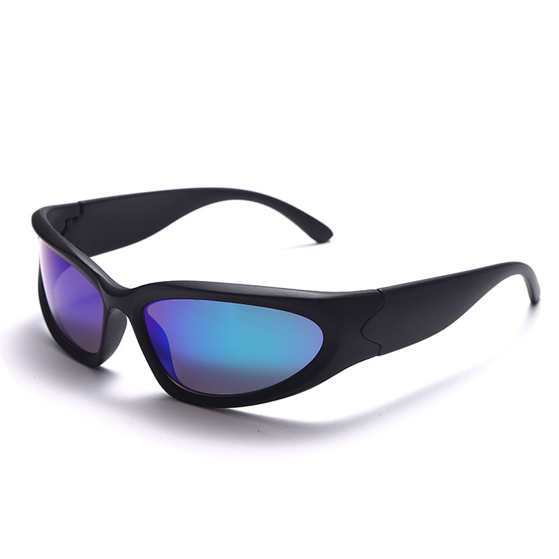 Large Frame Mirror Unisex Designer Sunglasses