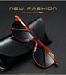 Luxury Pilot Polarized Metal Sunglasses