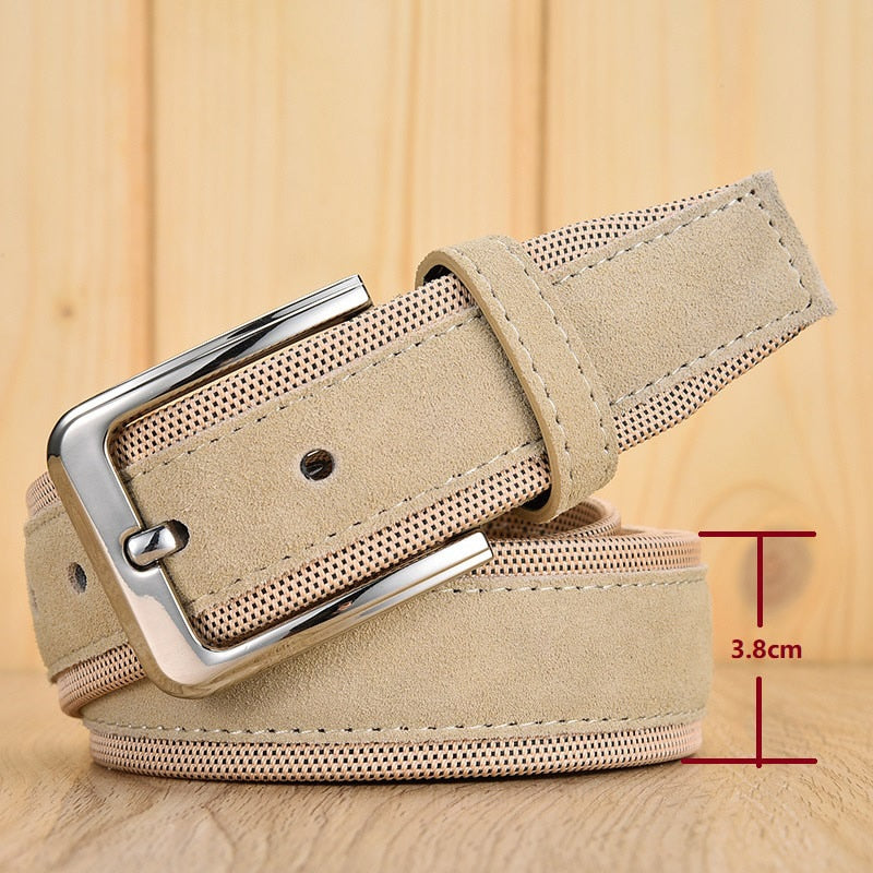 KAVENPETER™ Genuine Suede Leather Belt For Men