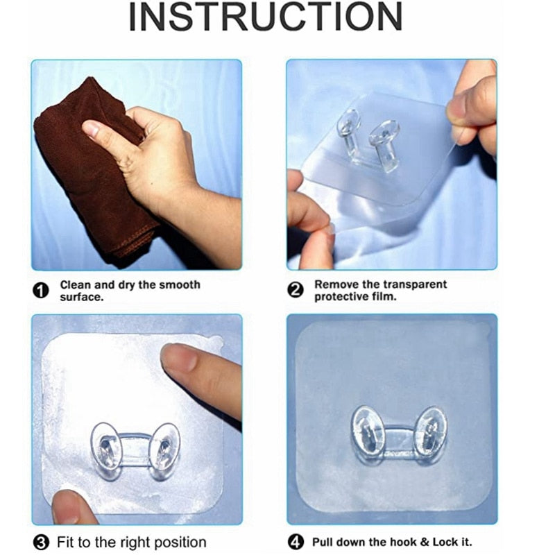 Self Adhesive Power Plug Socket Holder