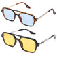 Retro Double Bridges Gradient Sunglasses