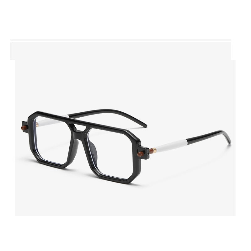 Vintage Clear Lens UV400 Steam Punk Sunglasses