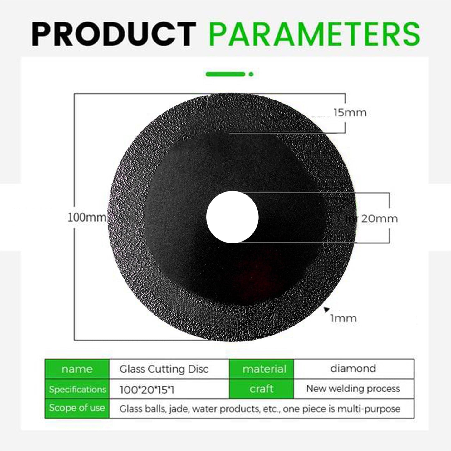 Diamond Marble Glass Cutting Disc