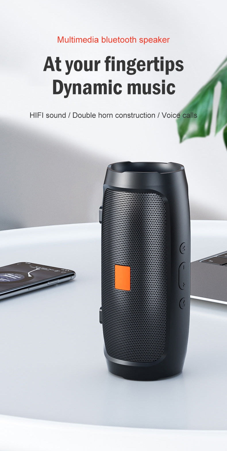 Wireless Double Horn Stereo Hifi Bluetooth speaker