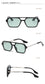 Retro Double Bridges Gradient Sunglasses