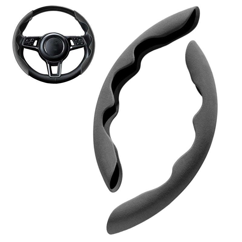 Carbon Fiber Universal Non-Slip Steering Wheel Cover