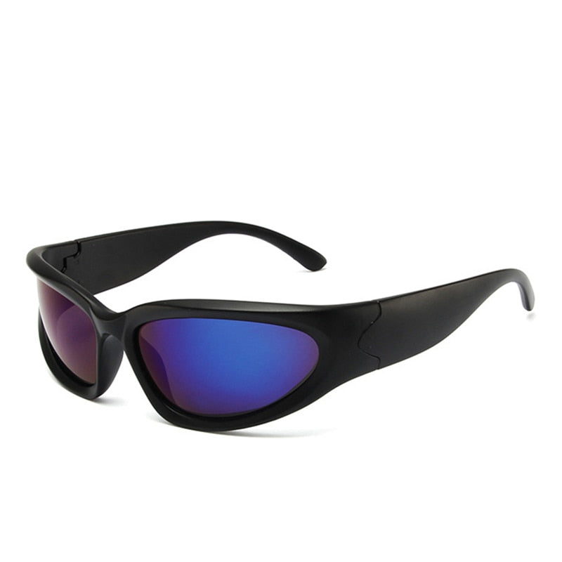 Large Frame Mirror Unisex Designer Sunglasses