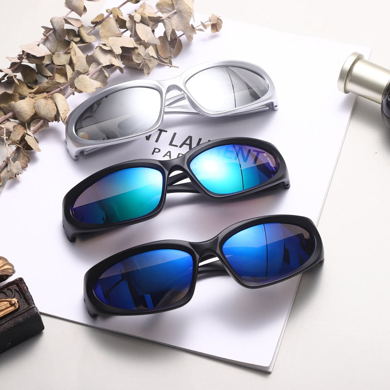 Large Frame Mirror Unisex Designer Sunglasses