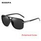 Vintage Squared Polarized Sunglasses