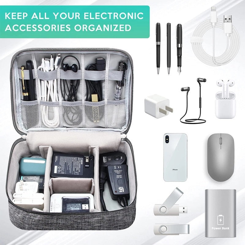 Electronics & Cables Waterproof  Storage Organizer