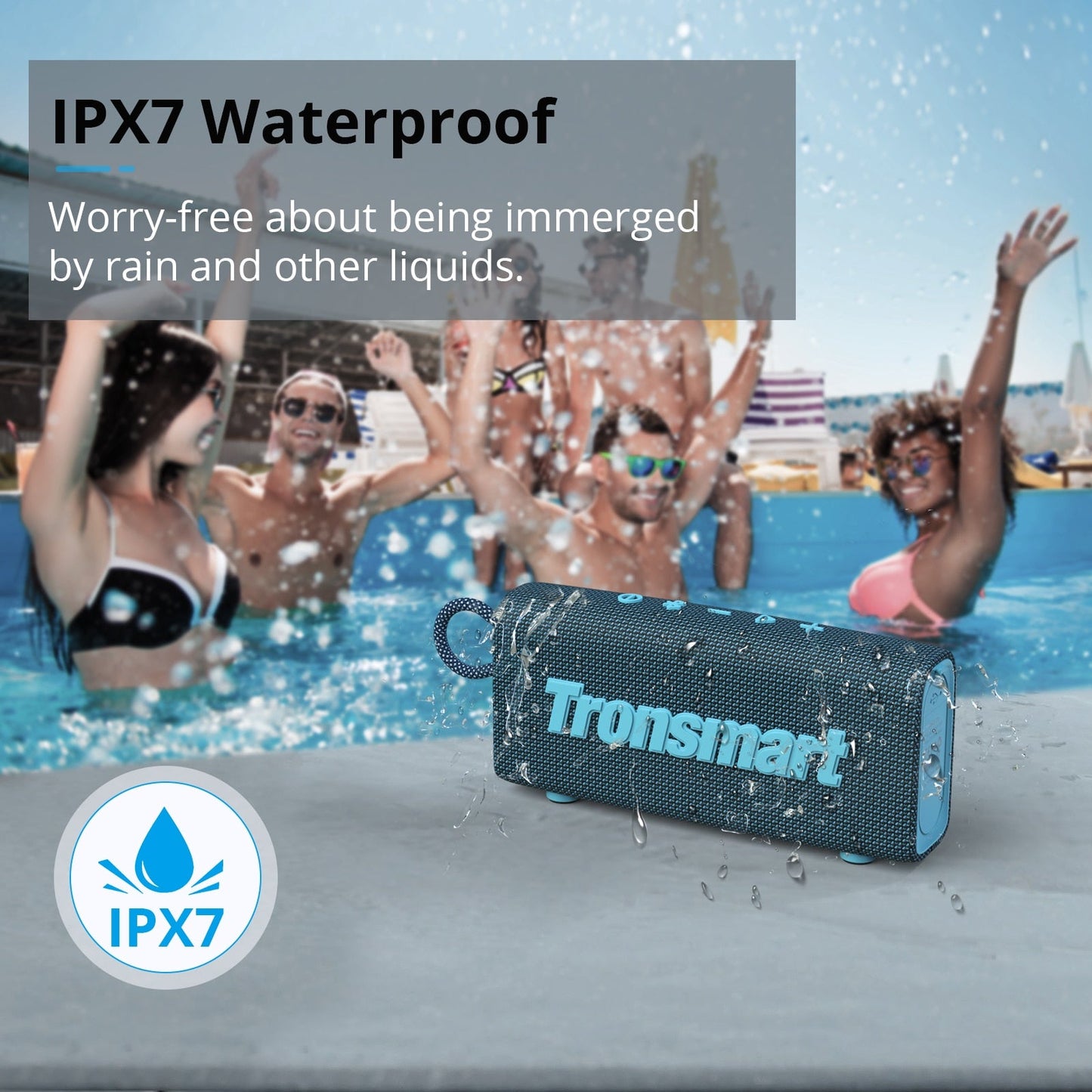 Tronsmart™ Bluetooth 5.3 Dual-Driver Waterproof TSW Speaker