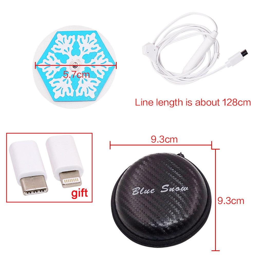 EMS Pocket Bioelectric Acupoints Massager Mobile Phone Pads