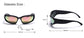 Large Frame Mirror Unisex Designer Sunglasses