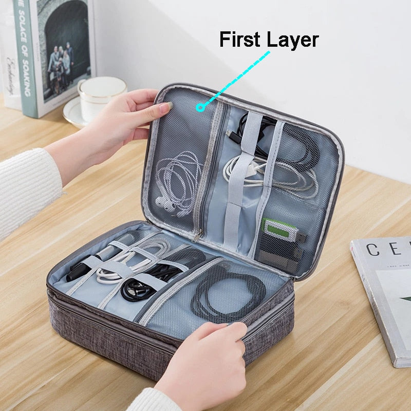 Electronics & Cables Waterproof  Storage Organizer