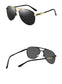 Luxury Pilot Polarized Metal Sunglasses