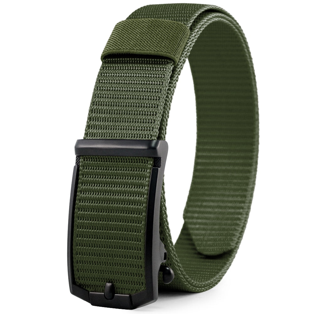 Automatic Buckle 1200D Canvas Cowboy Belt