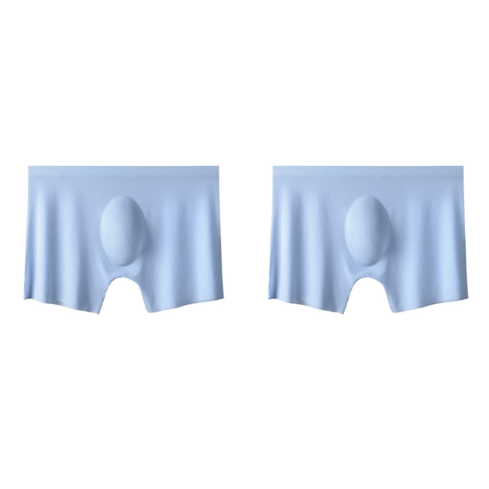 Men's Ice Silk Ultra-thin Breathable Boxers (2 Pcs)